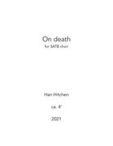 On death SATB choral sheet music cover